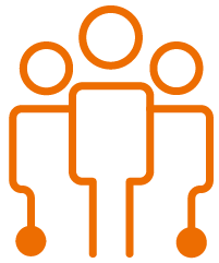 Orange staff icon